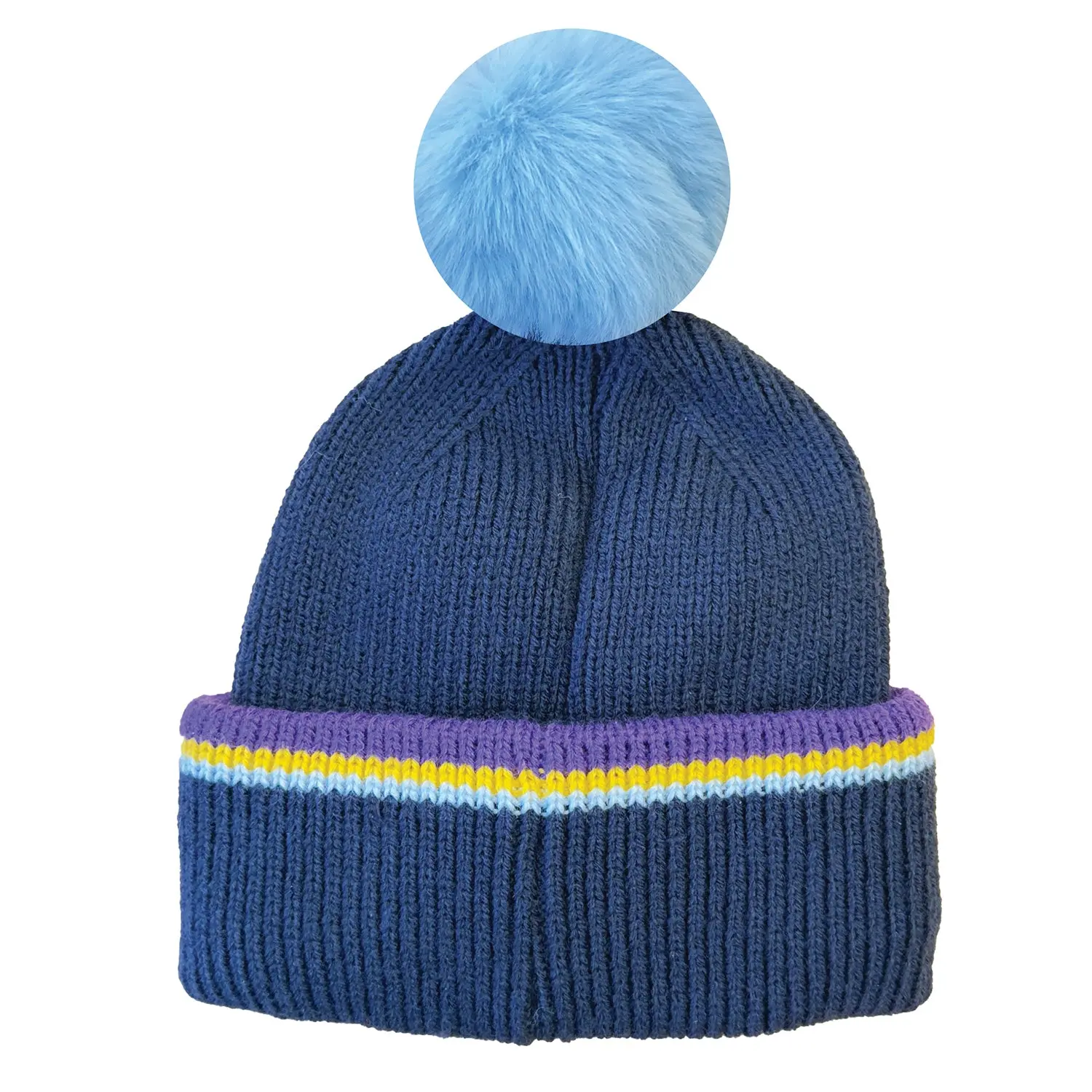 Equetech Official Junior Pony Club Recycled Knit Pom Hat - Image 4
