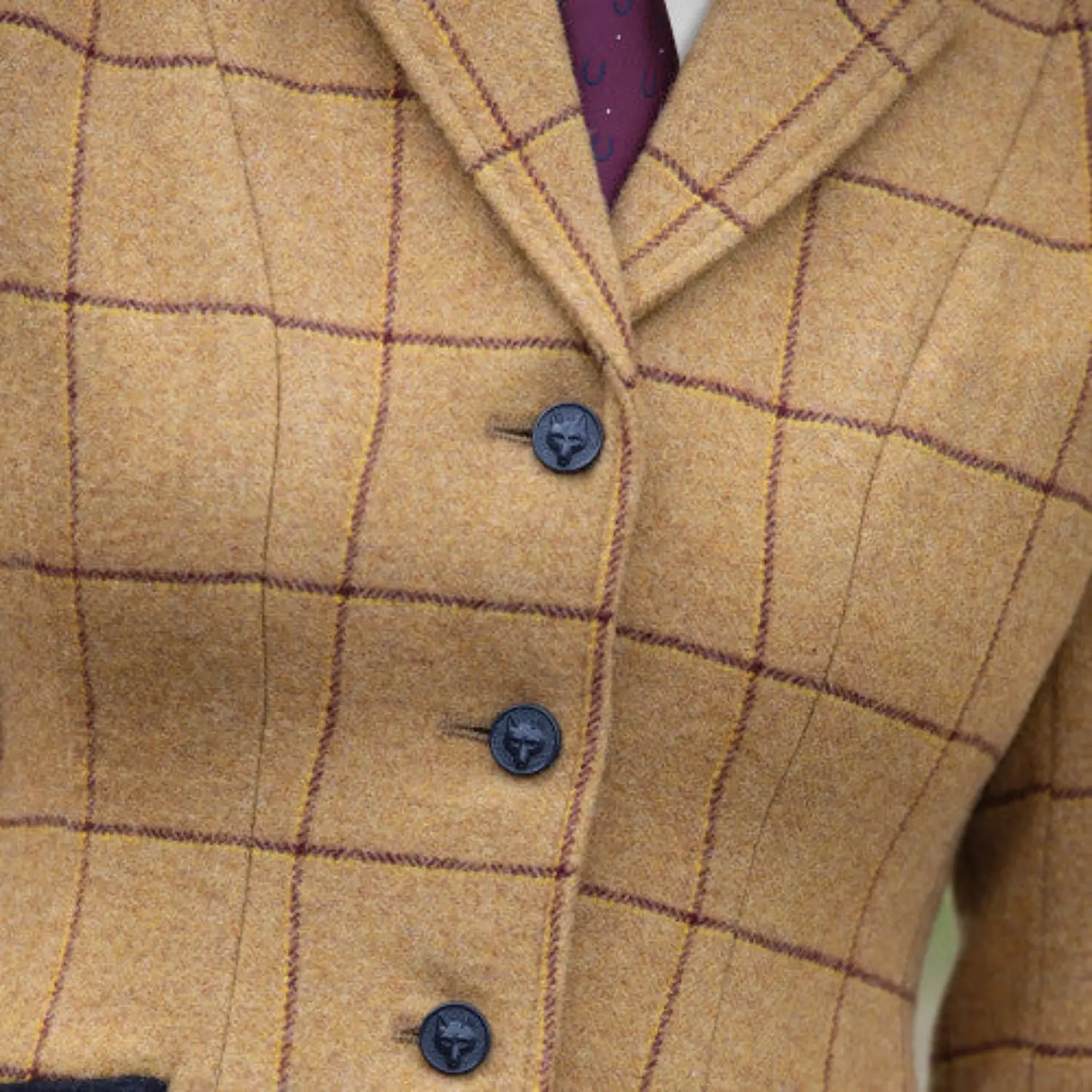 Equetech Wheatley Deluxe Tweed Riding Jacket - Image 4