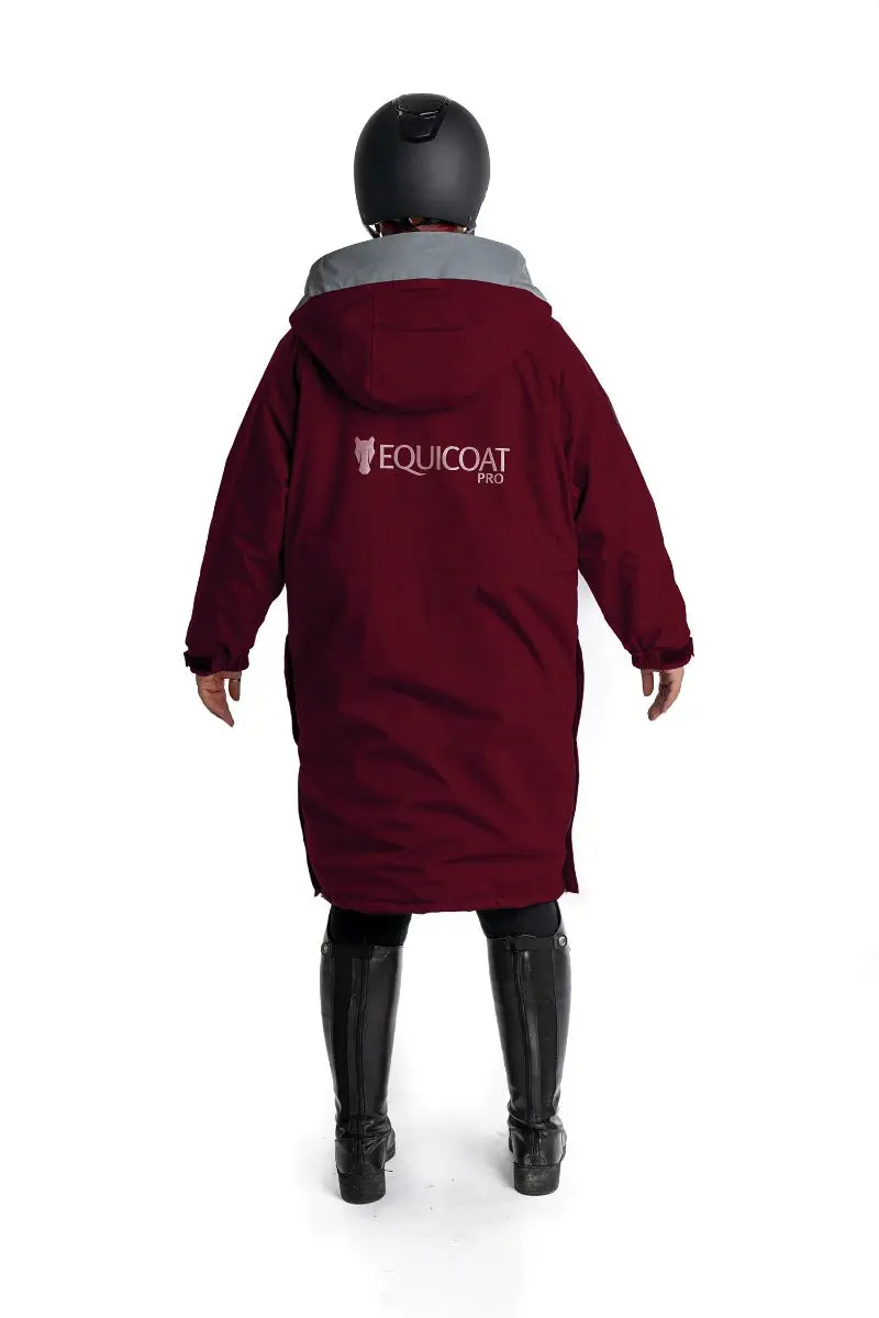 Reincoat Pro Adults Burgundy Waterproof Dry Robe - Image 3