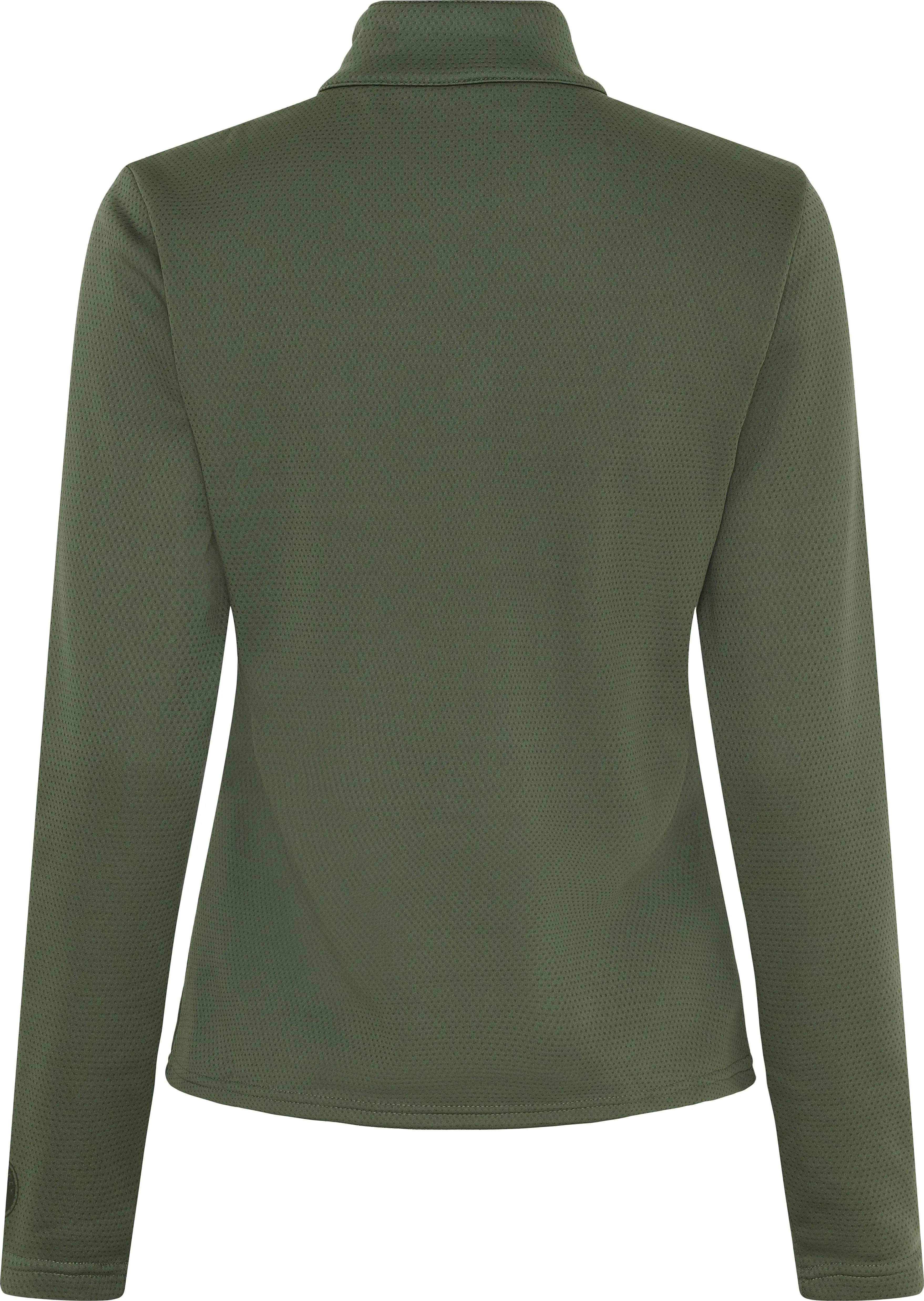 Equipage Ladies Scarlet Half-Zip Long-Sleeved Riding Shirt - Image 2