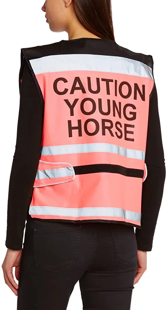 Equisafety Childs Air Waistcoat -Caution Young Horse - Image 4
