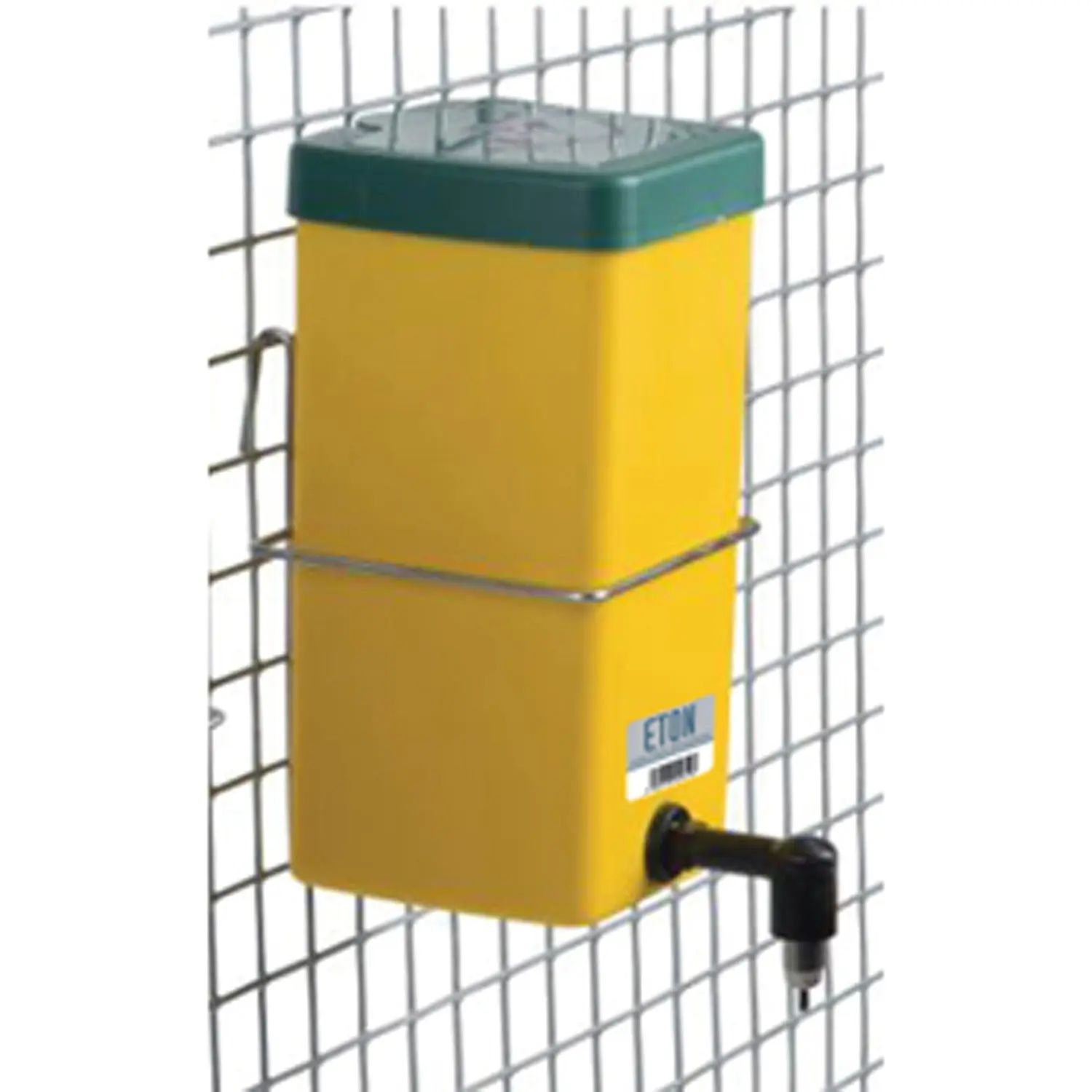 Eton Plastic Square Nipple Drinker Yellow - Image 2