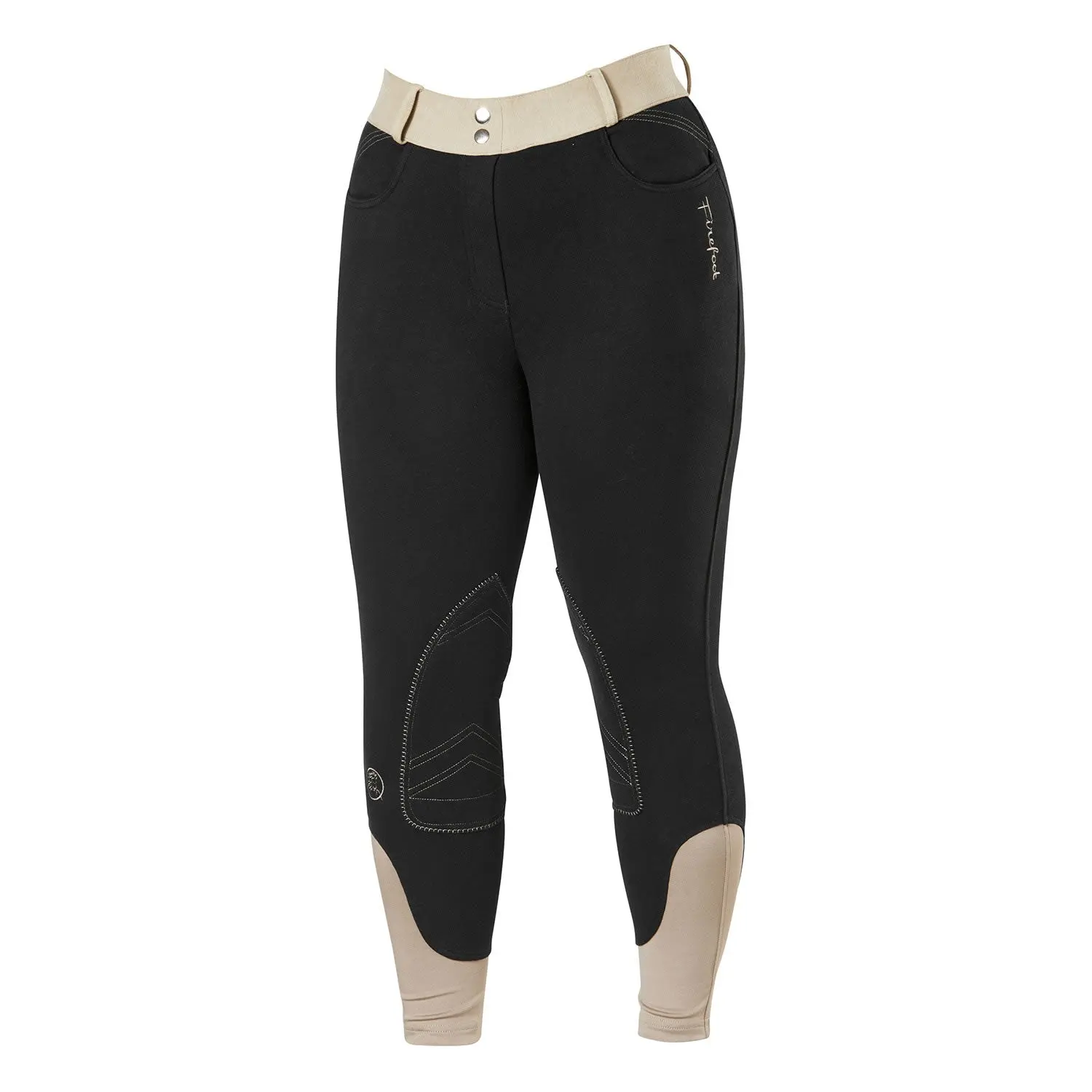 Firefoot Farsley Fleece Lined Breeches Kids Black/Mink - Image 5