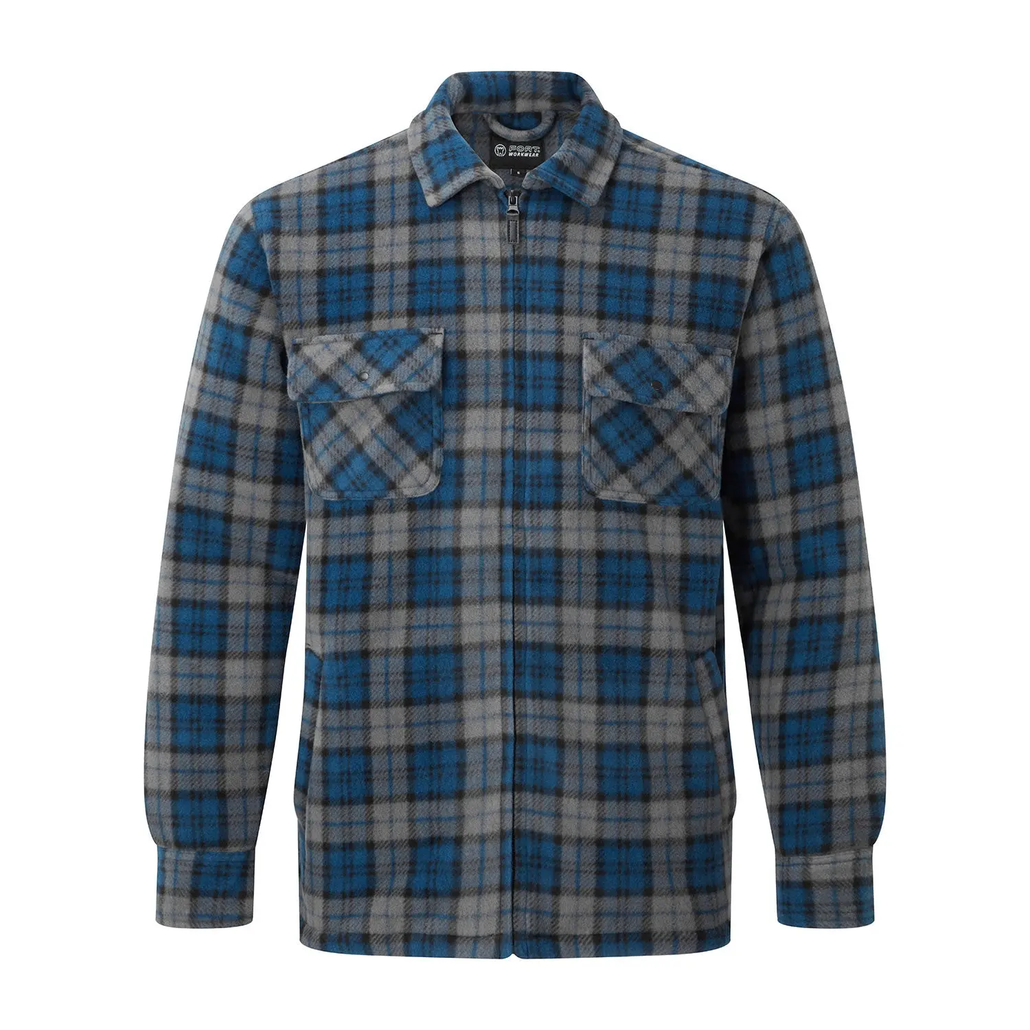 Fort Mens Portman Shacket Navy Blue - Image 3