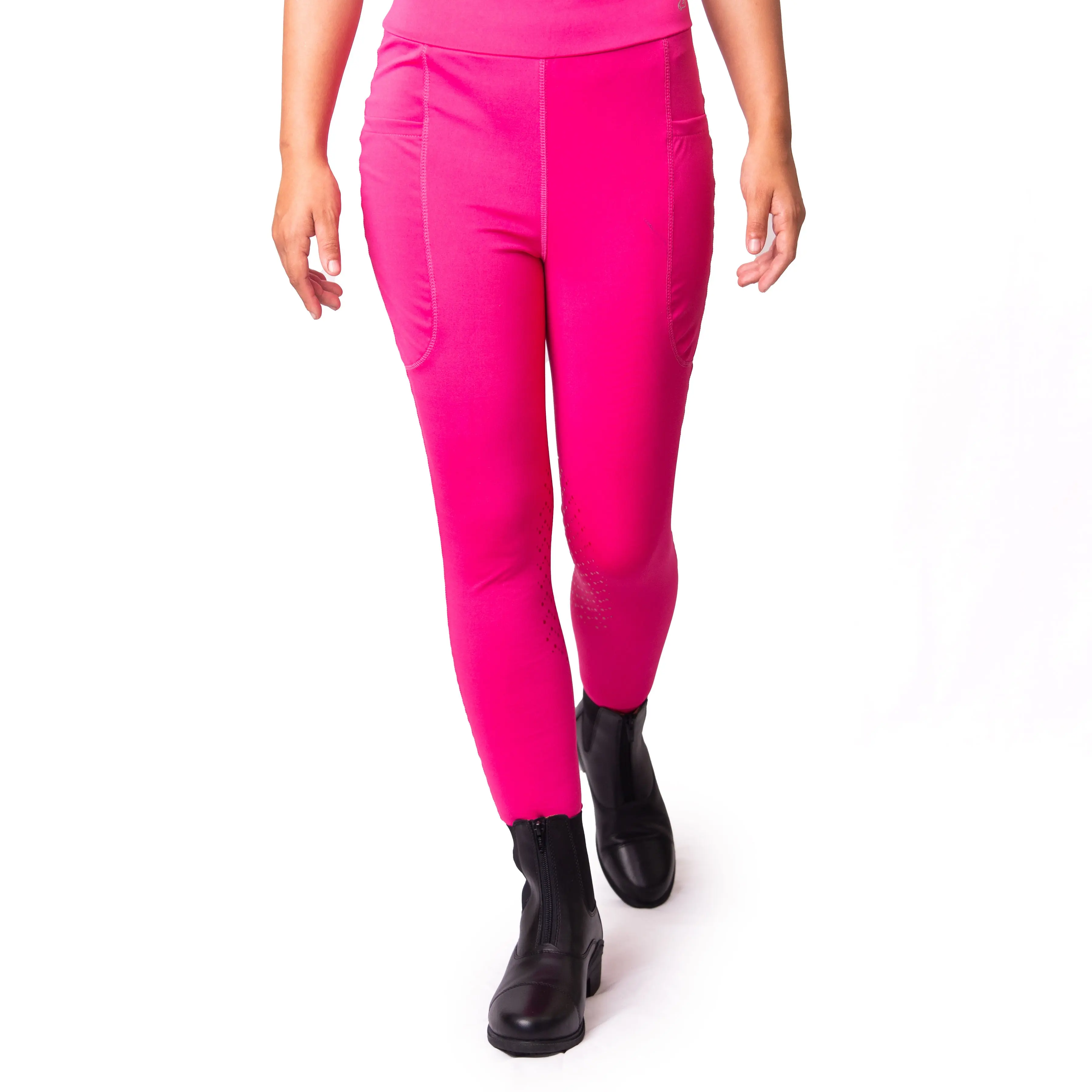 Gallop Childrens Pocket Silicone Knee Tights - Image 17