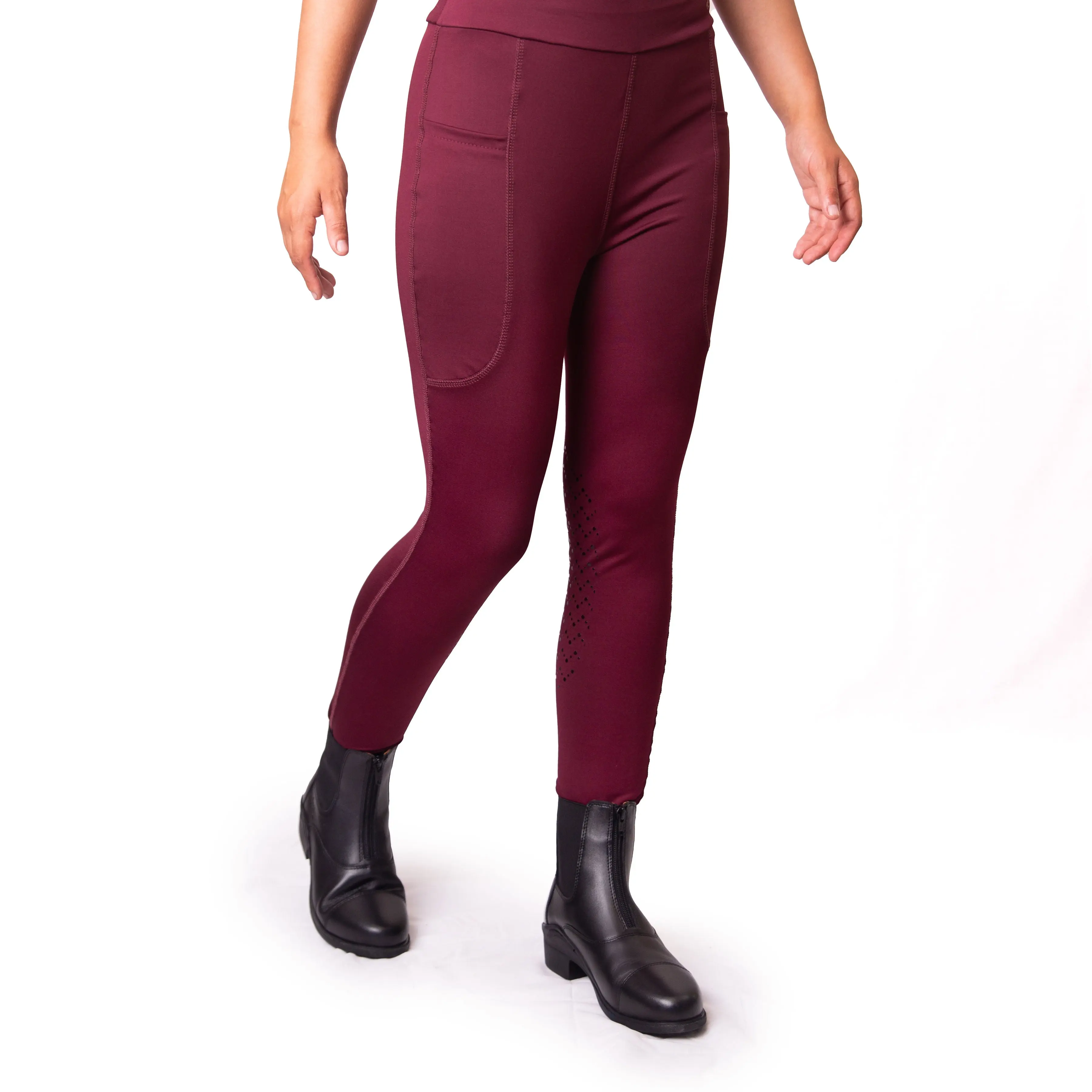 Gallop Childrens Pocket Silicone Knee Tights - Image 39