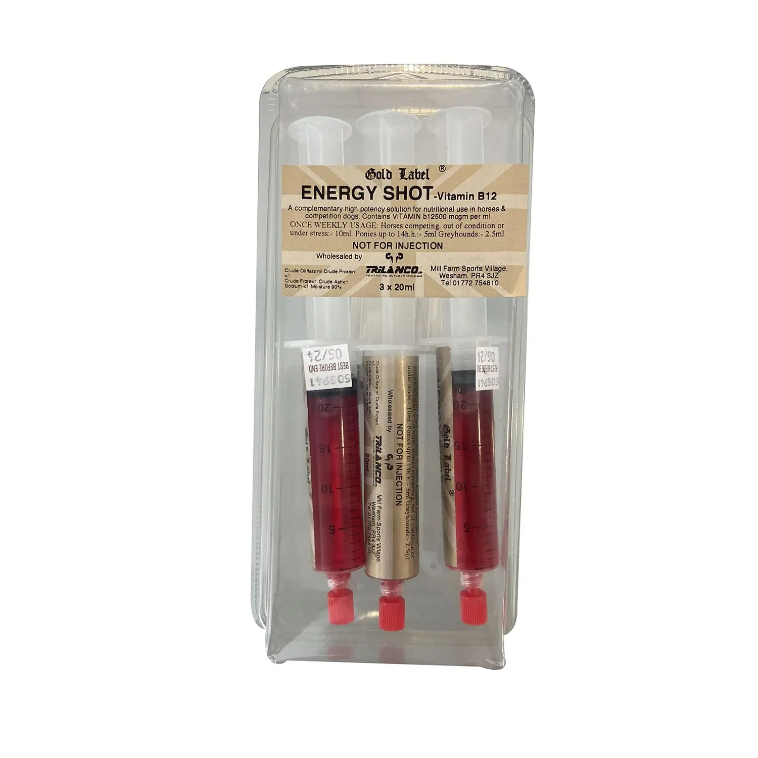 Gold Label B12 Oral Energy Shot - Image 2