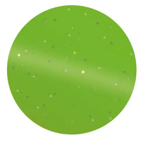 Hippotonic Neon Glitter Round Metallic Curry Comb - Image 4