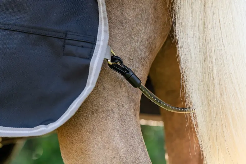 Horseware Ireland Amigo 1200D Plus Pony Turnout Rug 0G Black / Titanium Grey & Silver - Image 7