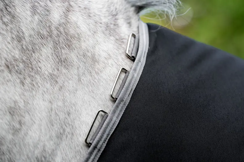 Horseware Ireland Amigo 1200D Xl Turnout Rug 50G Black / Titanium Grey & Silver - Image 5