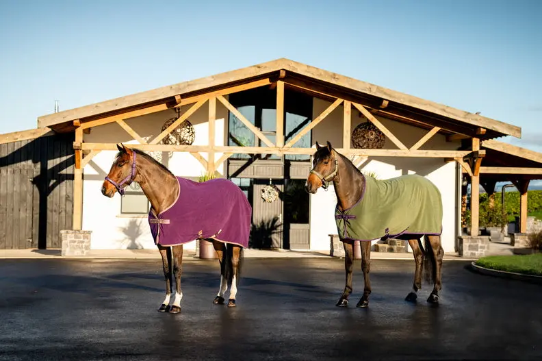 Horseware Ireland Amigo Fleece Cooler Bramble - Image 9