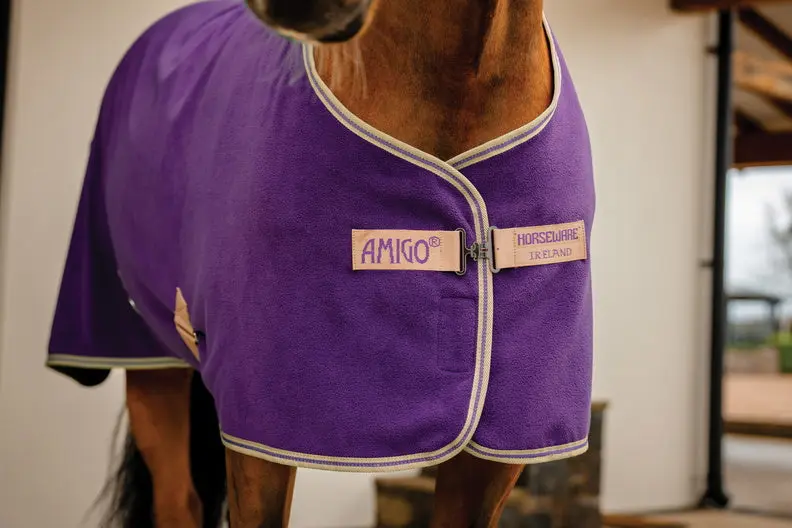 Horseware Ireland Amigo Fleece Cooler Winterberry - Image 5