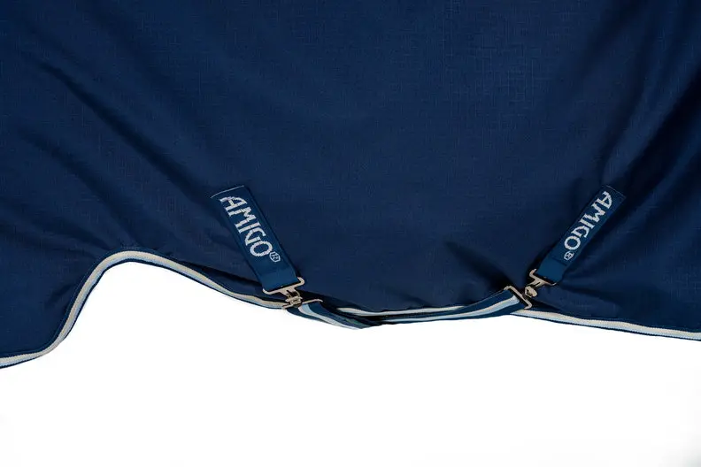 Horseware Ireland Amigo Ripstop 900D Pony Turnout Rug 200G Witney Navy - Image 6