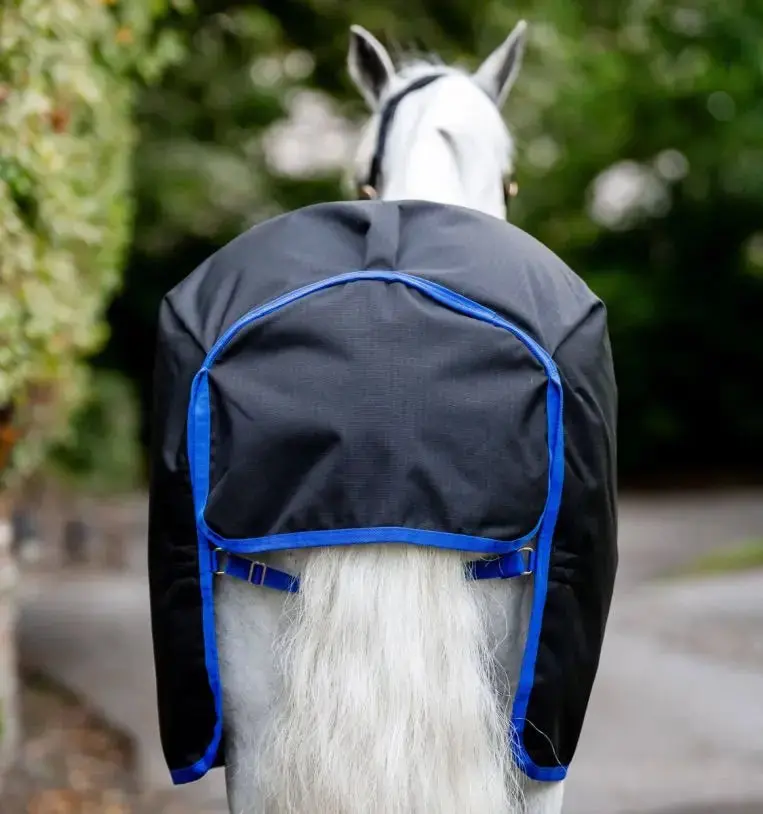 Horseware Ireland Amigo Ripstop 900D Turnout Rug 0G Navy/ Titanium Grey - Image 13
