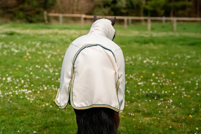 Horseware Ireland Amigo Ripstop Petite Hoody Silver/ Lime/ Pink - Image 20