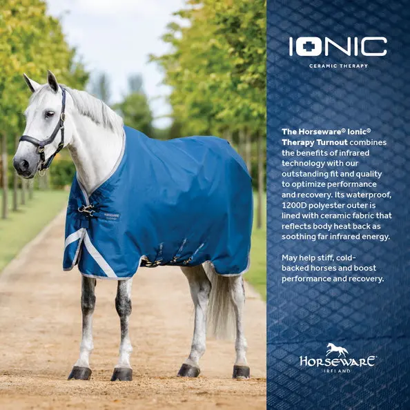 Horseware Ireland Ionic Therapy Turnout Rug 100G - Image 15