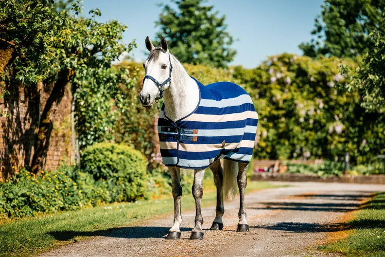 Horseware Ireland Newmarket Fleece Cooler Witney Navy - Image 9