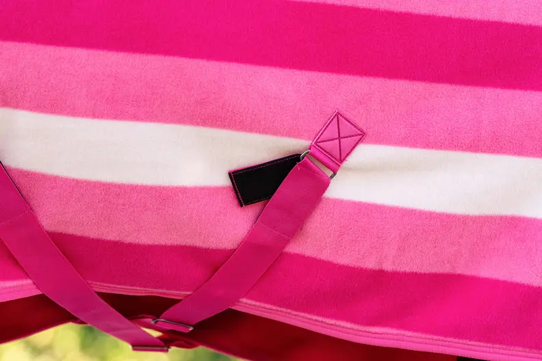 Horseware Ireland Newmarket Fleece Cooler Witney Pink - Image 5