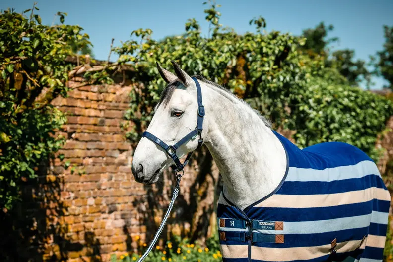 Horseware Ireland Newmarket Headcollar & Leadrope Witney Navy - Image 2