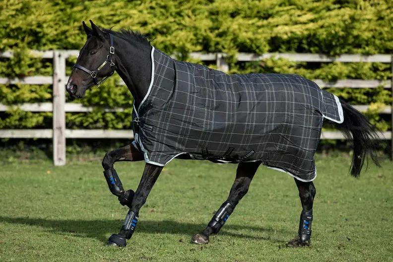 Horseware Ireland Rhino Wug Turnout Rug 450G Vl Blk / Grey / White Chk & Gray - Image 13