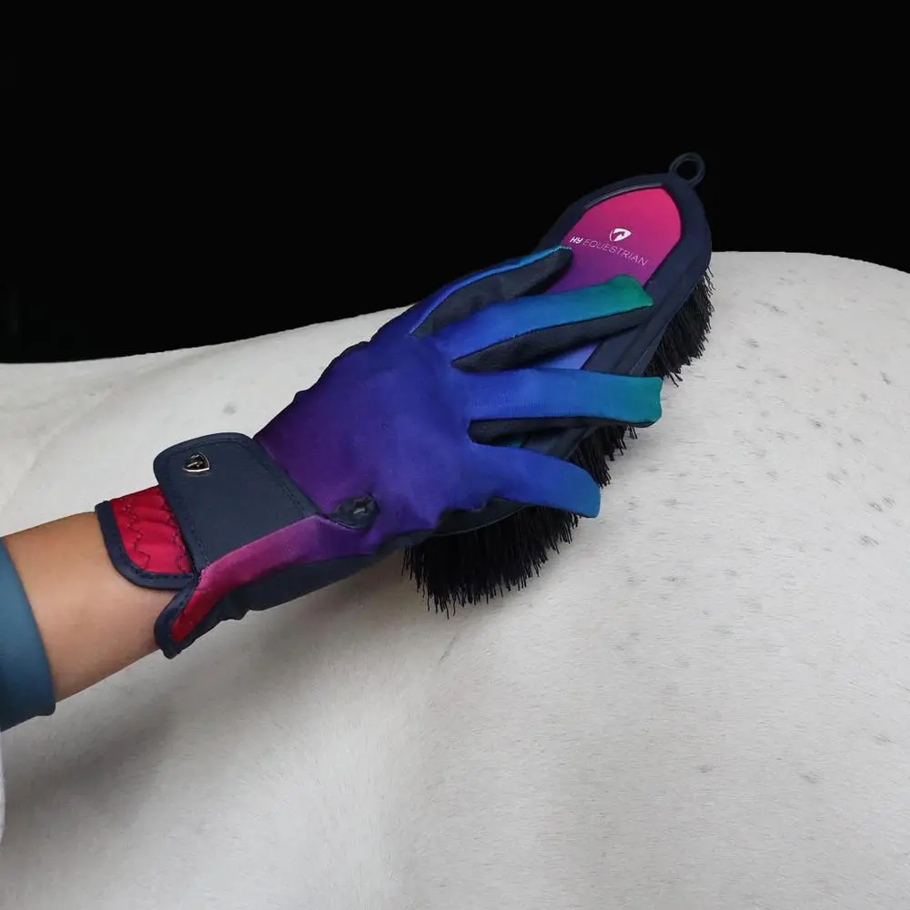 Hy Equestrian Children's Ombre Riding Gloves - Image 2