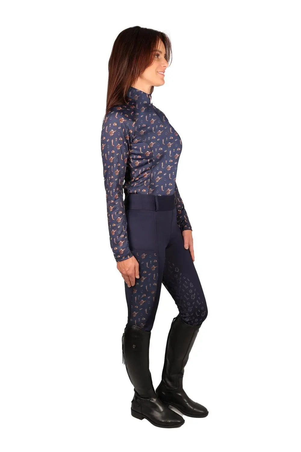 Hy Equestrian Elevate Country Riding Tights - Image 3