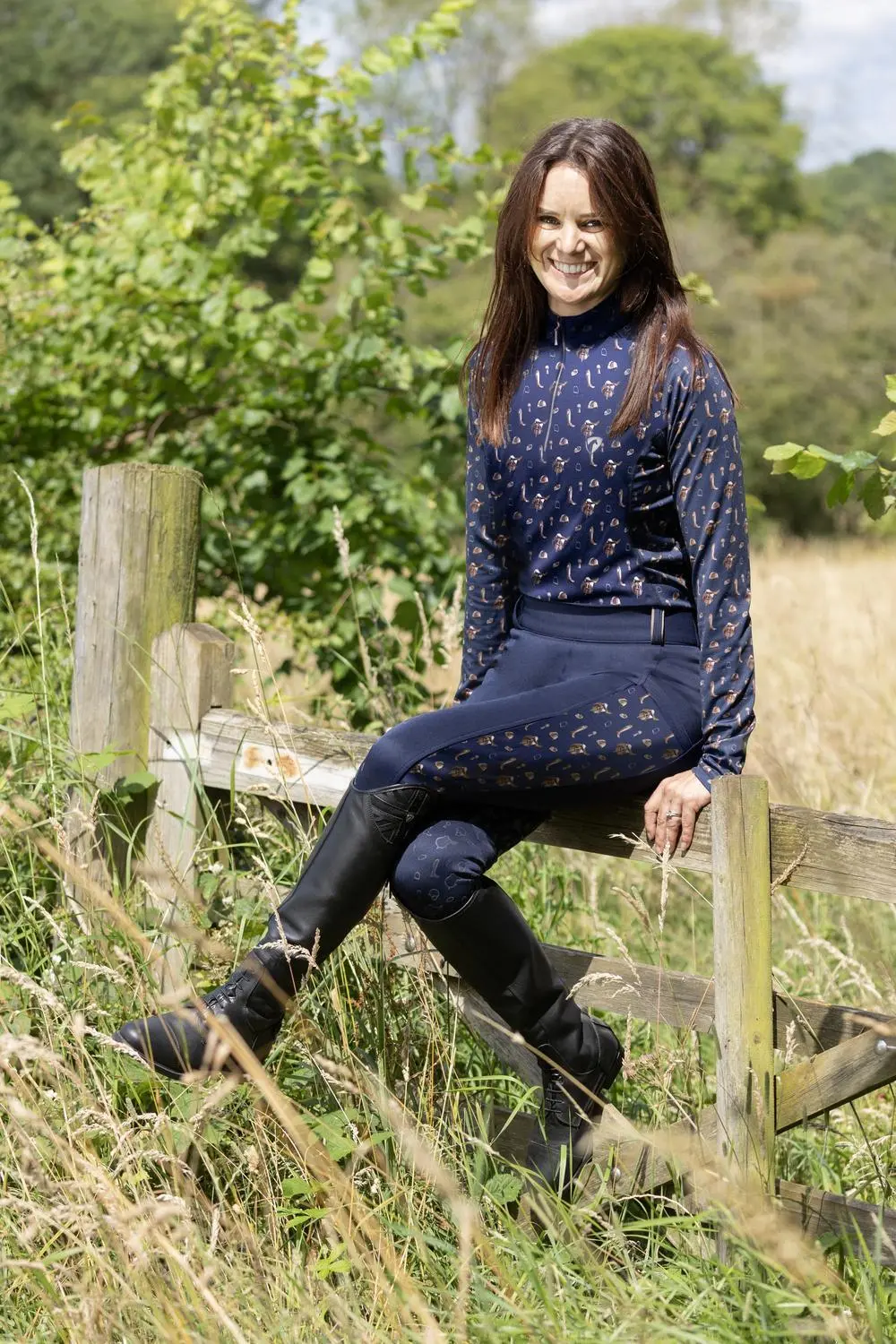 Hy Equestrian Elevate Country Riding Tights - Image 5