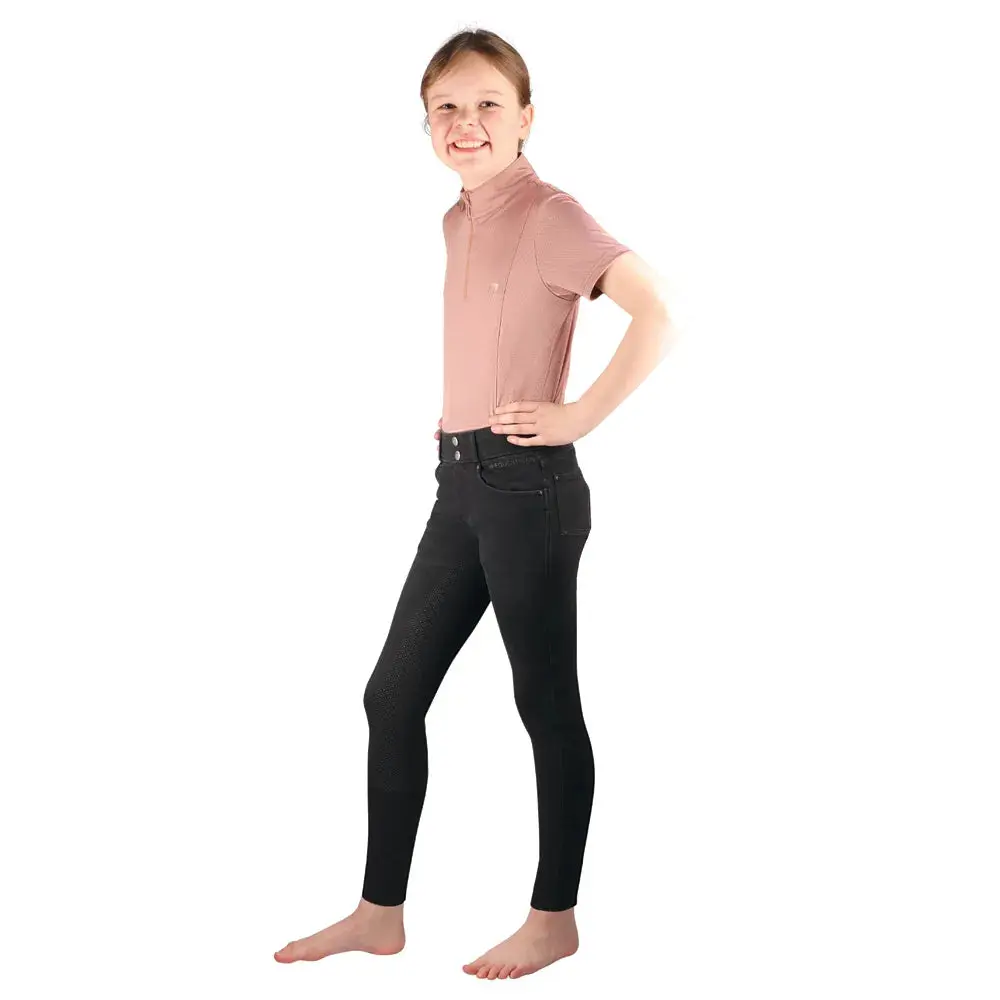 Hy Equestrian Elevate Mizs Denim Breeches - Image 6