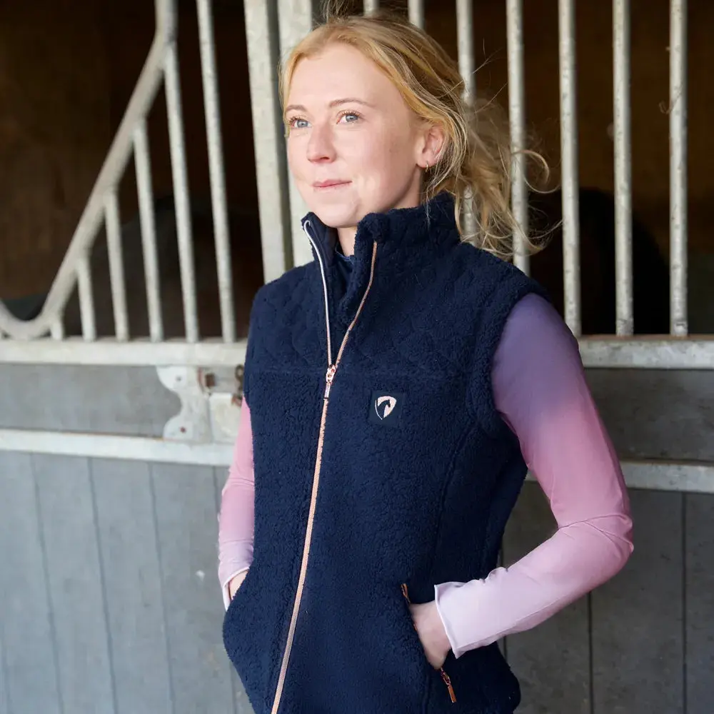 Hy Equestrian Elevate Teddy Fleece Gilet - Image 3