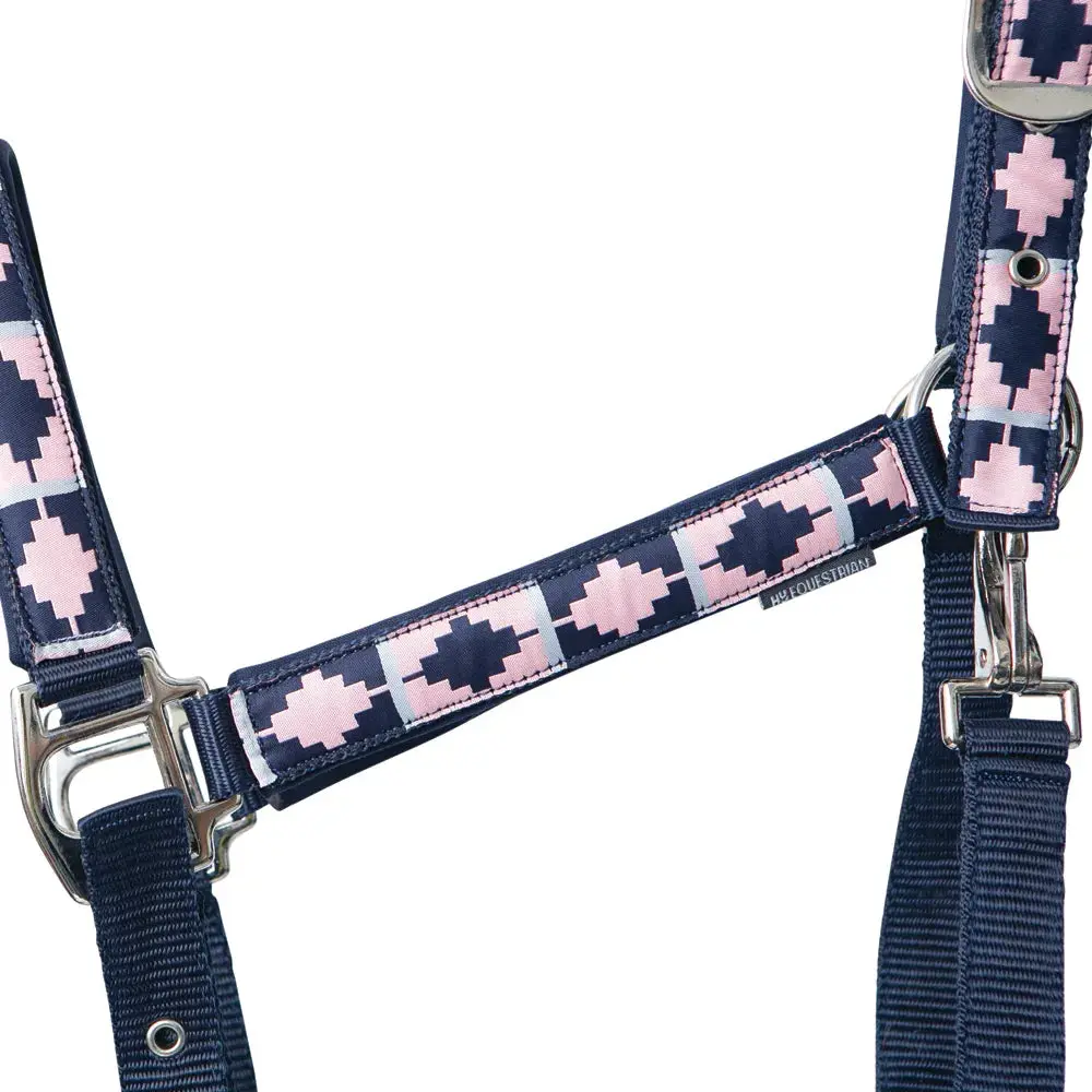 Hy Equestrian Woven Polo Head Collar and Lead Rope - Image 5