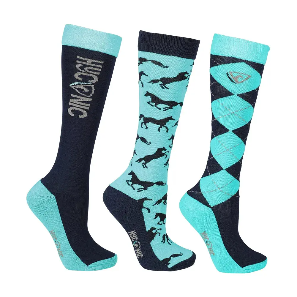 HyCONIC Pattern Socks by Hy Equestrian (Pack of 3) - Image 5