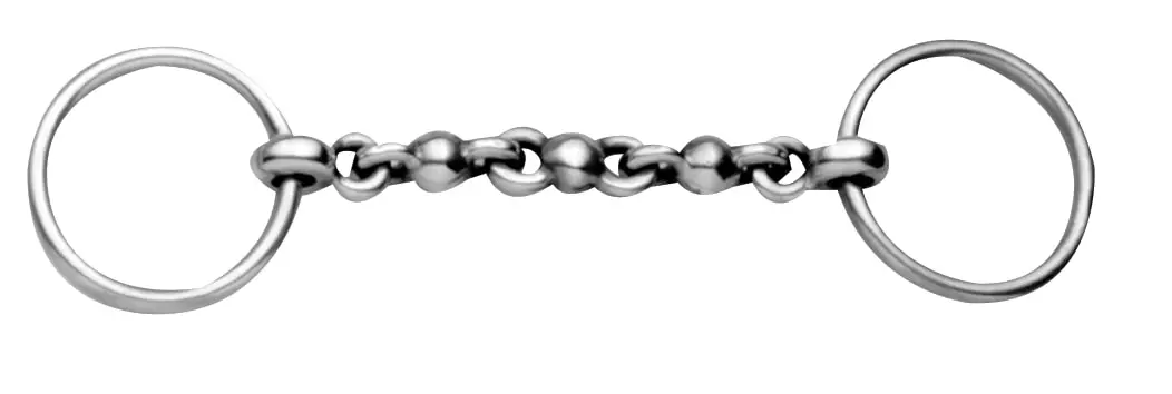 Korsteel Stainless Steel Waterford Loose Ring Bradoon Snaffle