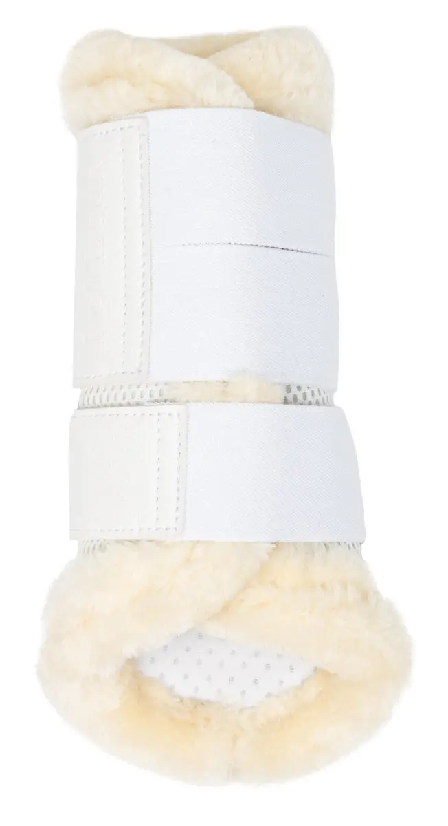 LeMieux Fleece Edge Mesh Brushing Boots - Image 4