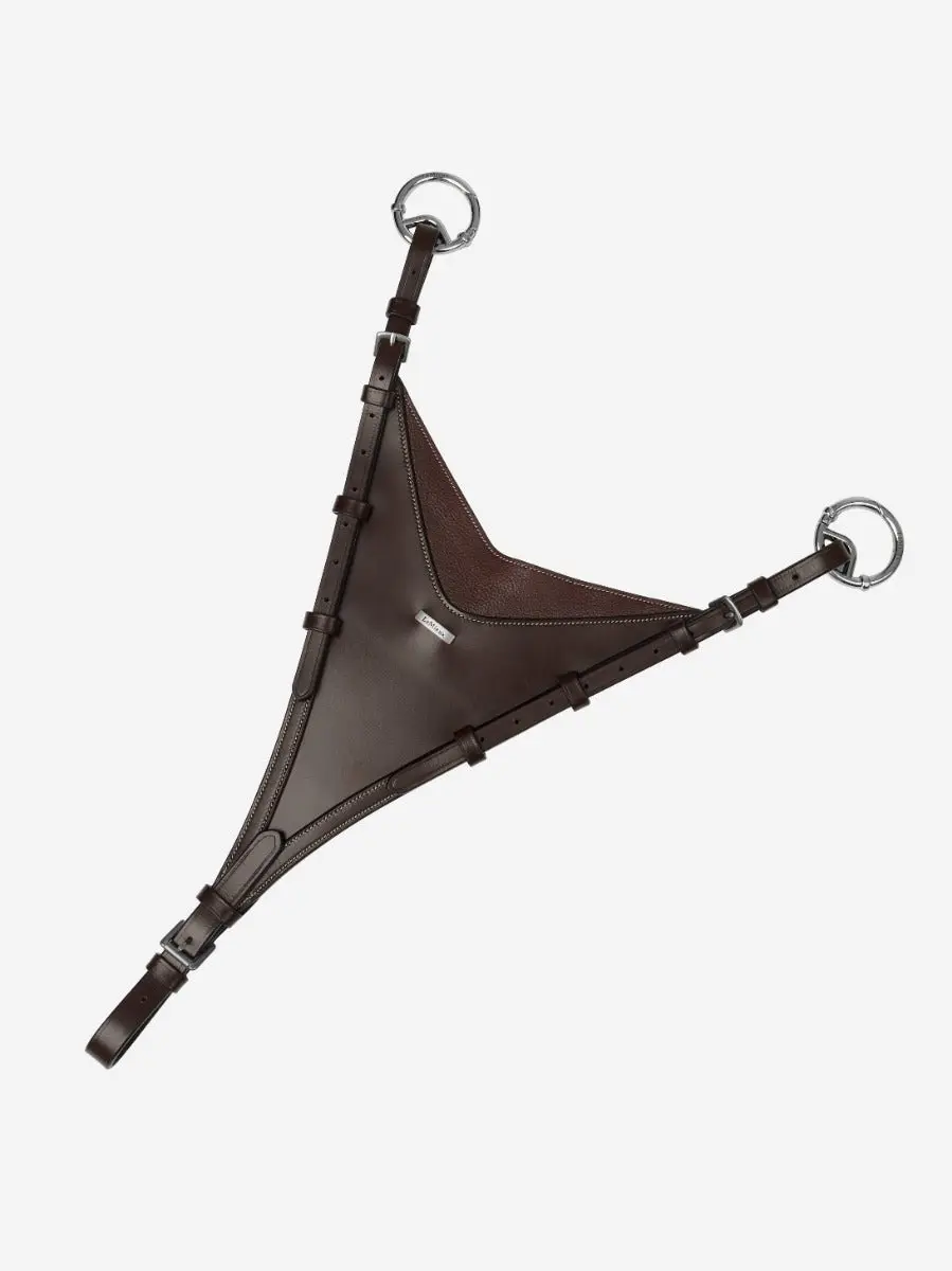LeMieux Kudos Bib Martingale Attachment Brown/Silver - Image 2