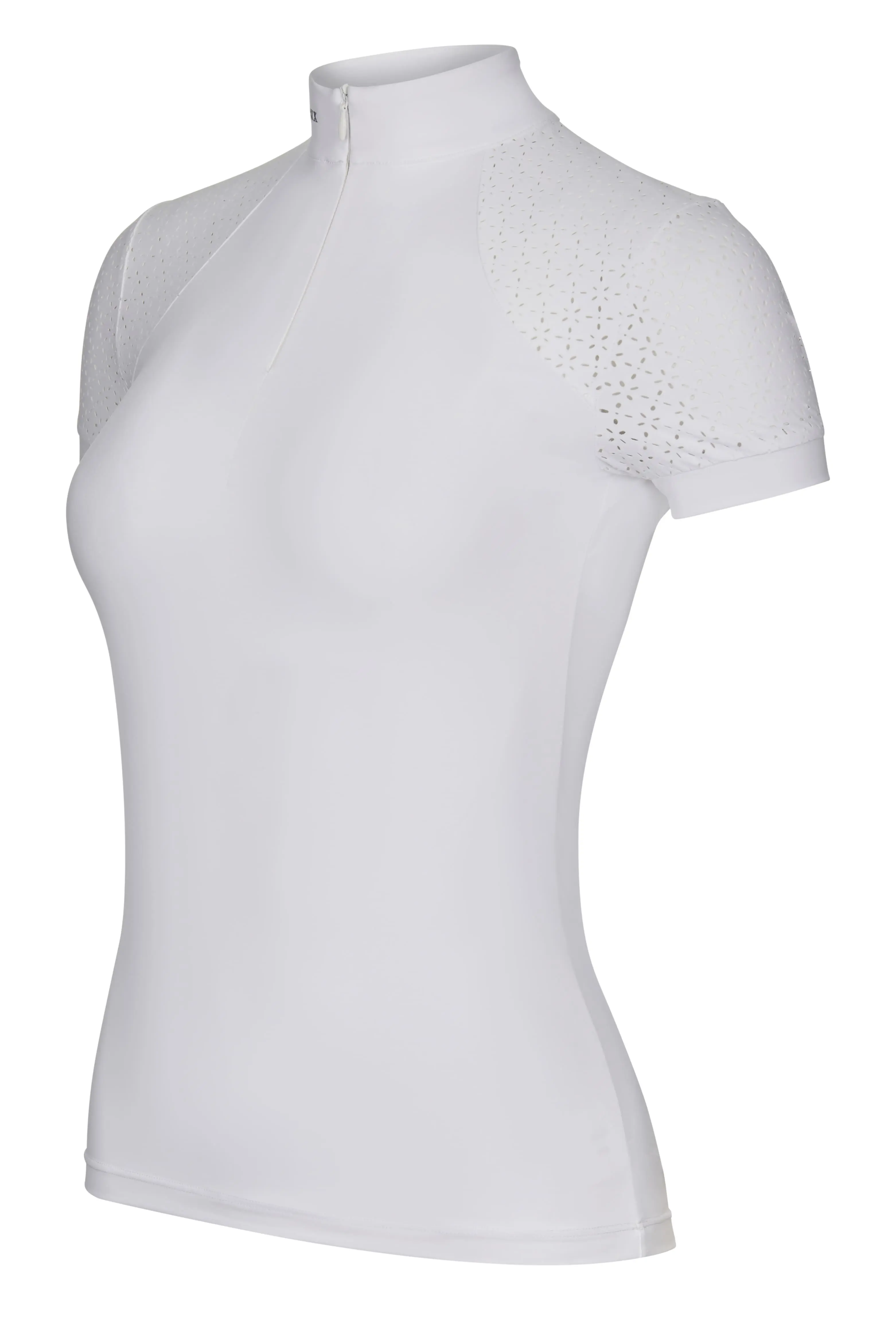 LeMieux Olivia White Short Sleeved Show Shirt - Image 11