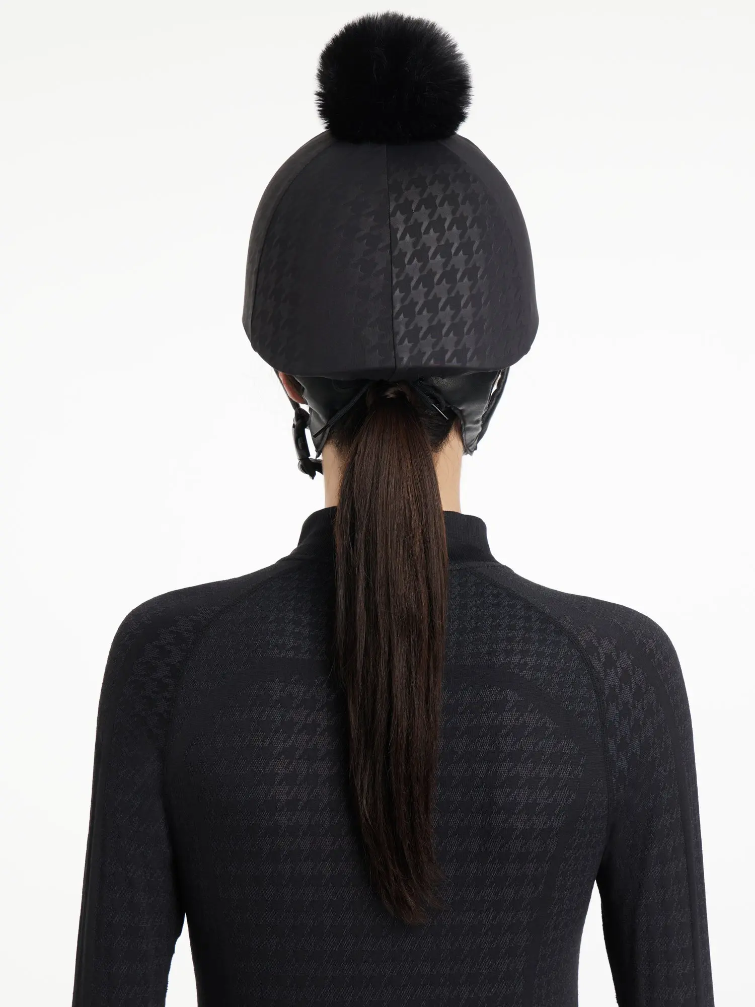 LeMieux Aspen Houndstooth Hat Silk - Image 3