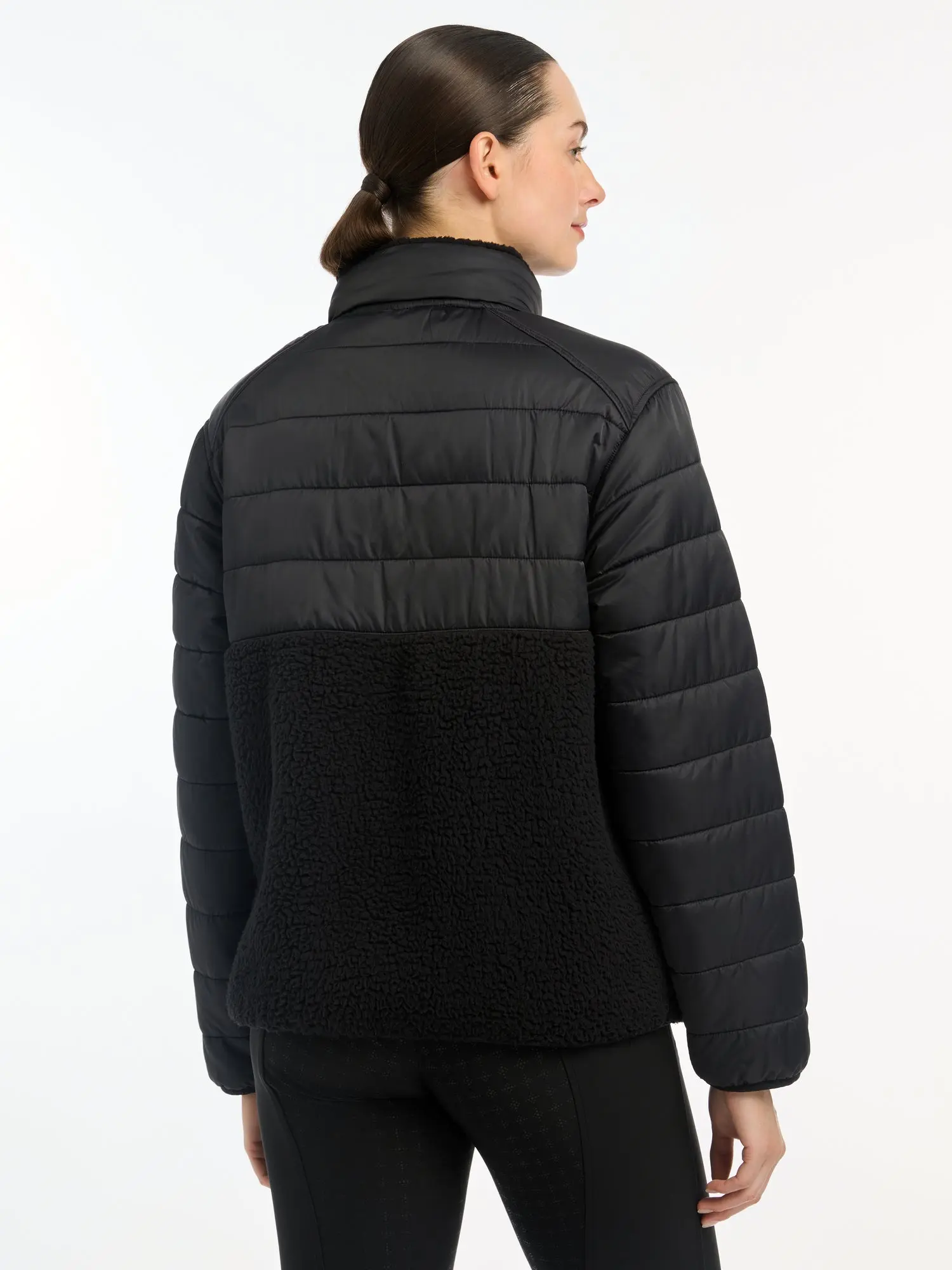 LeMieux Black Alissa Hybrid Fleece - Image 6