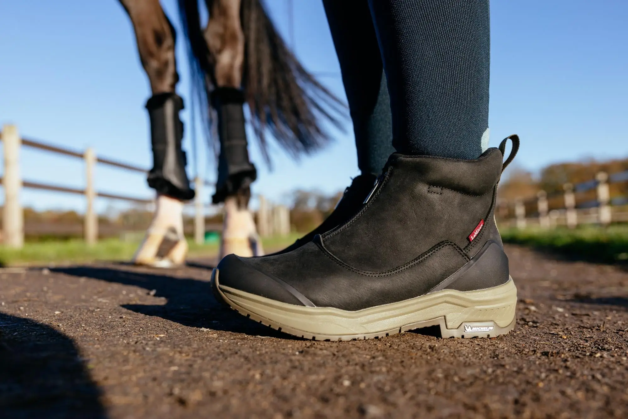 LeMieux Black Trex Waterproof Zip Boots - Image 6