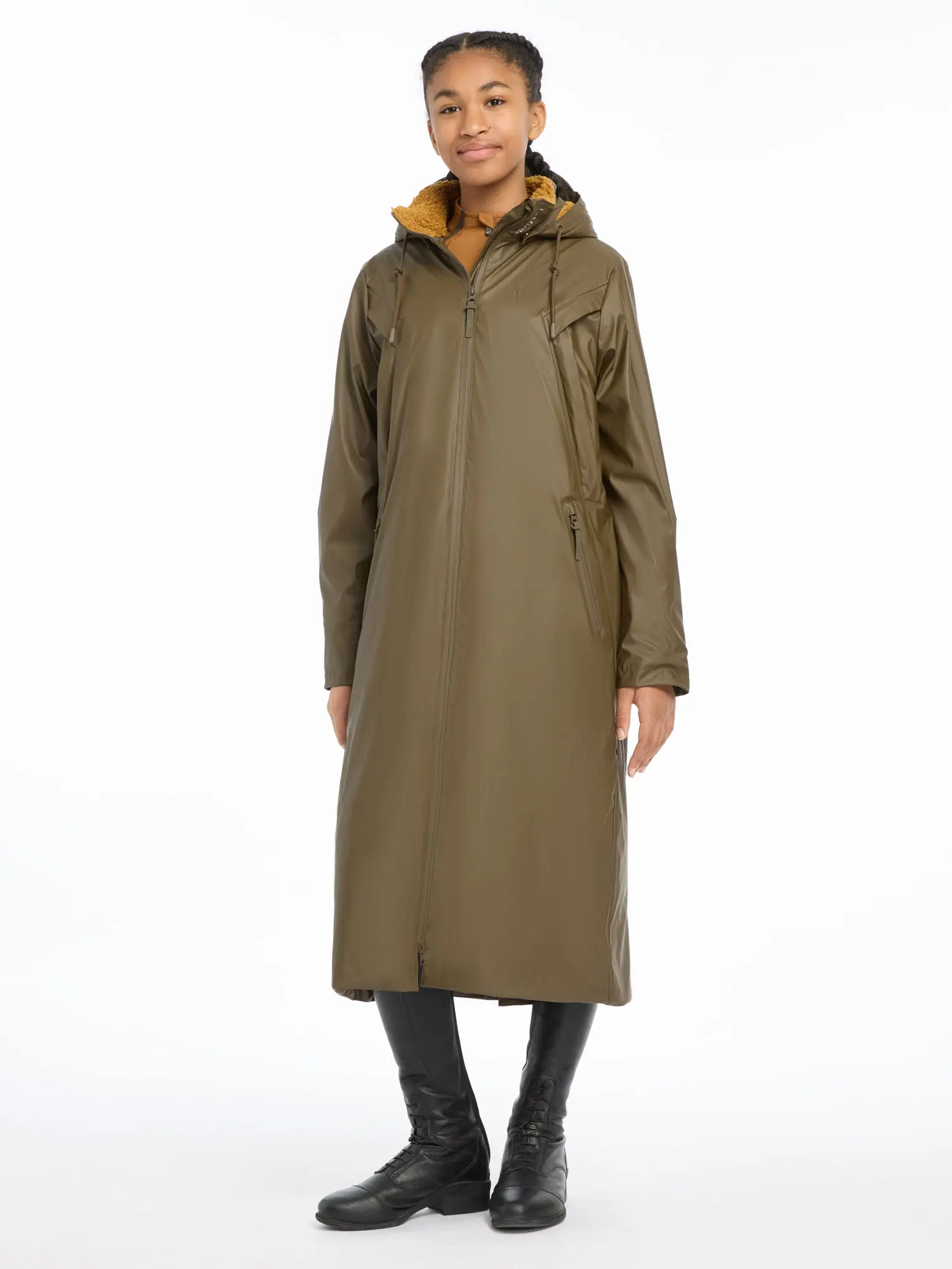 LeMieux Alpine Young Rider Waterproof All Elements Robe Coat 7 - 8 Years - Image 2