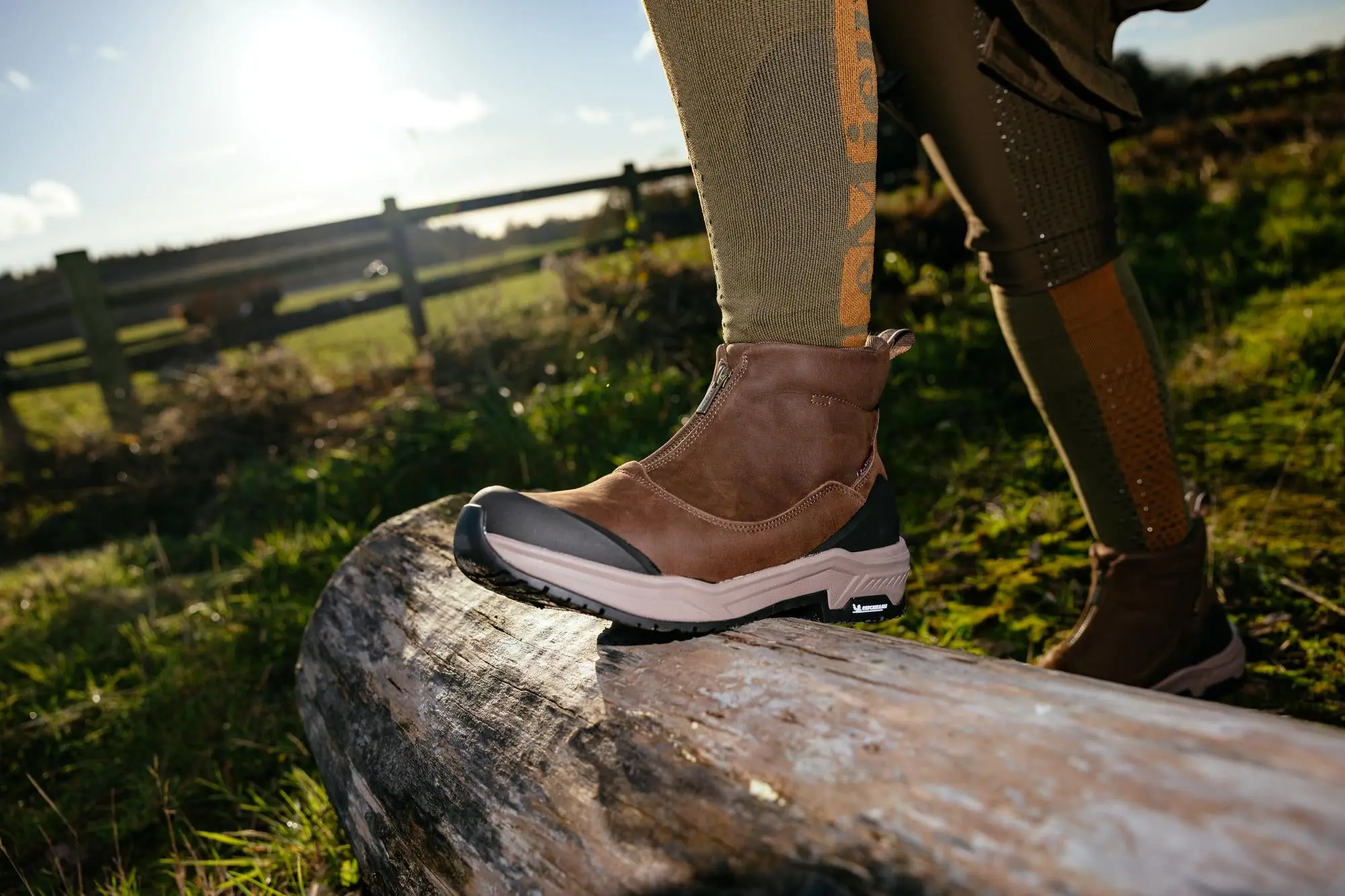 LeMieux Brown Trex Waterproof Zip Boots - Image 12