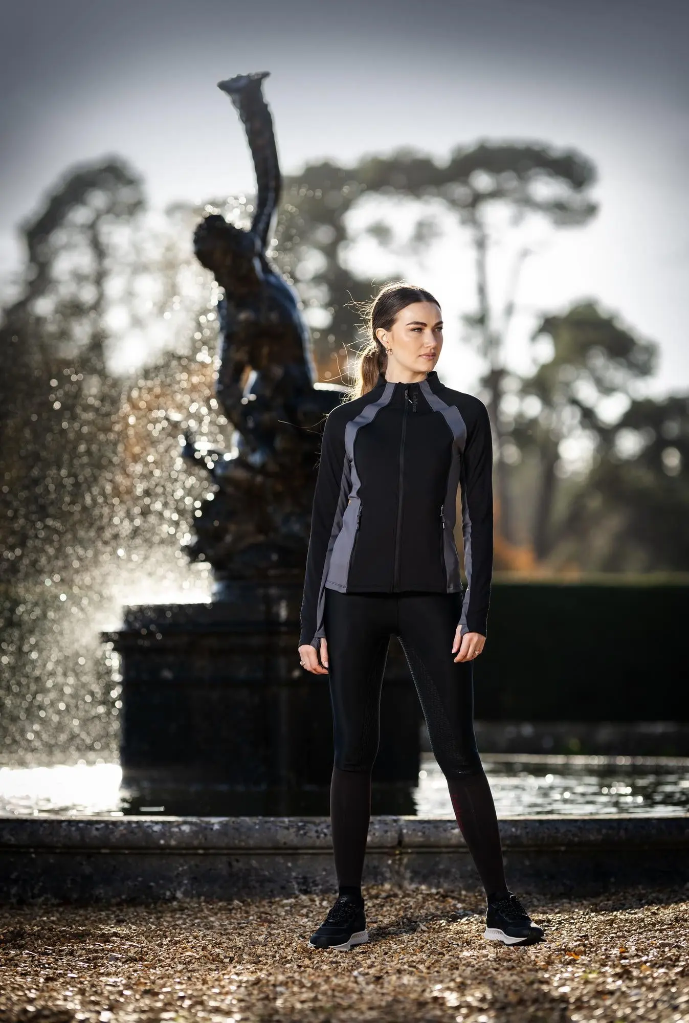 LeMieux Carly Black Zip Through Fleece
