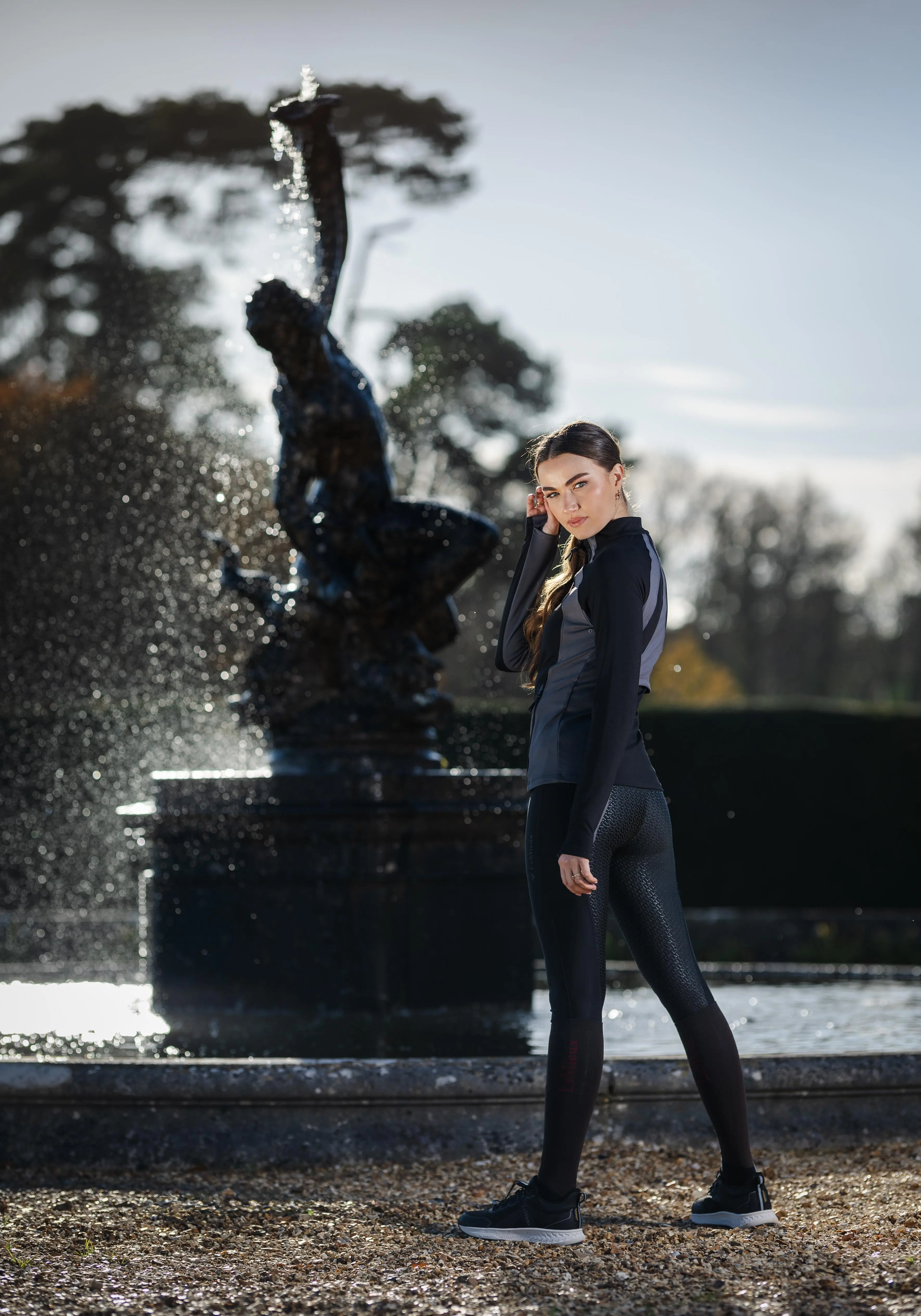 LeMieux Carly Black Zip Through Fleece - Image 2