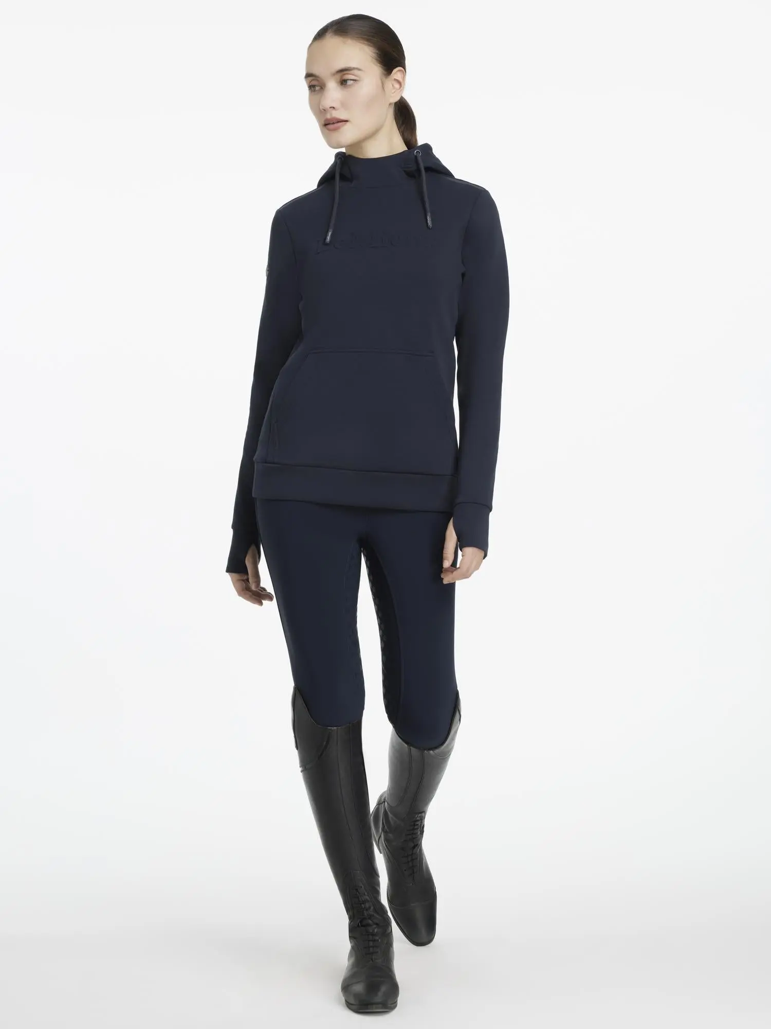 LeMieux Classique Hoodie Navy - Image 3