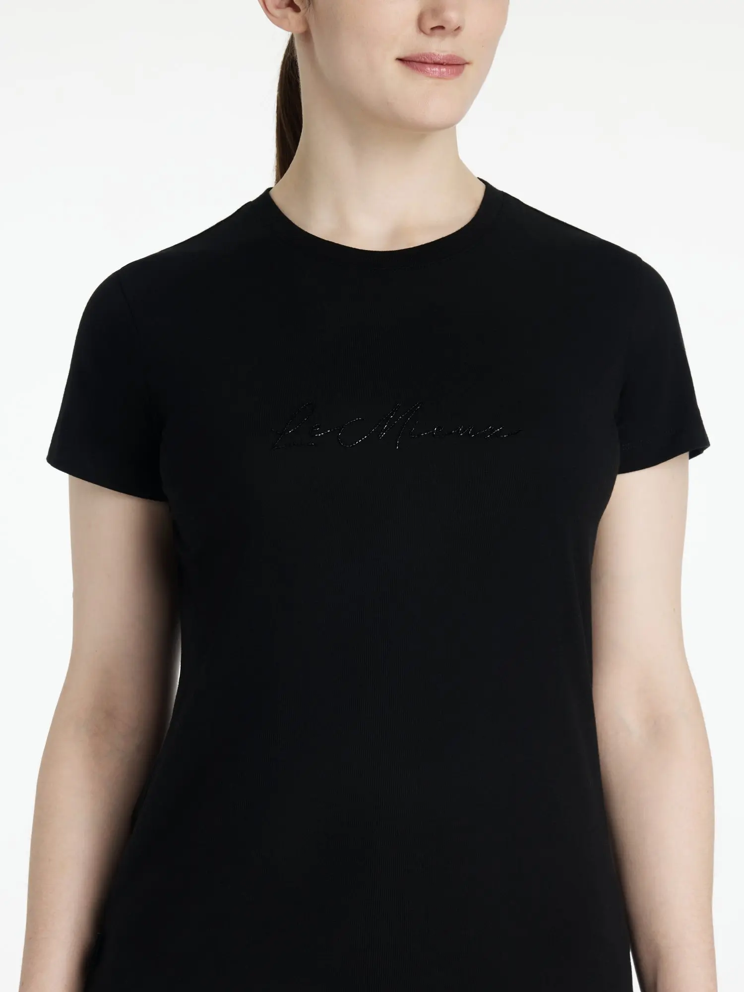 LeMieux Ladies Classique Sparkle T-shirt Black - Image 2