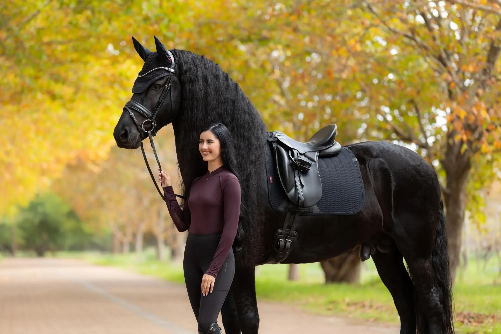 LeMieux Essence Dressage Square Black - Image 15