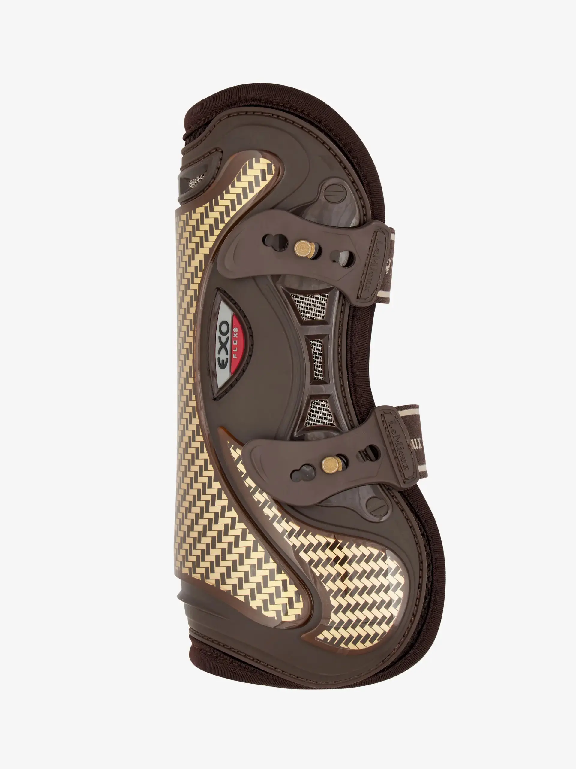 LeMieux Exo-Flex® Tendon Boot Brown/Gold - Image 2