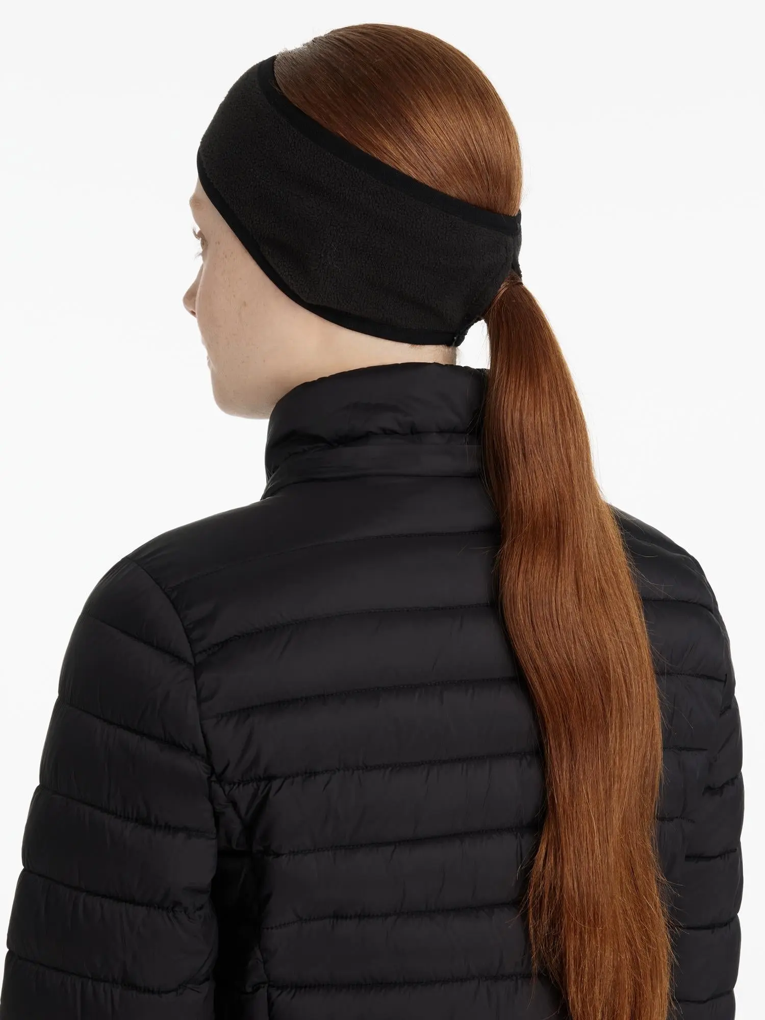 LeMieux Fleece Earwarmer Black - Image 3
