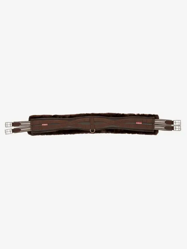 LeMieux Fleece Lined Anatomic Girth Brown/Brown - Image 4