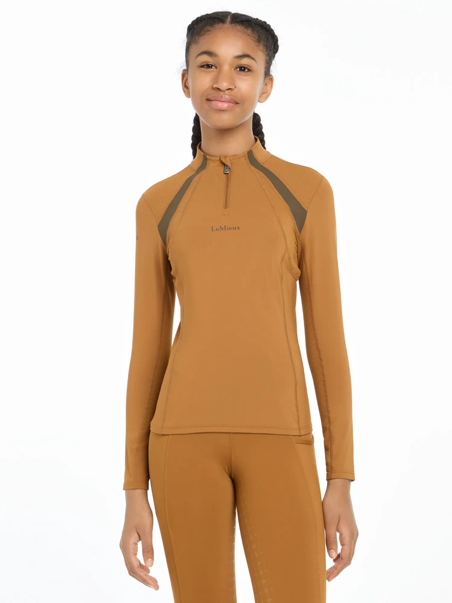LeMieux Ginger Young Rider Mia Mesh Base Layer