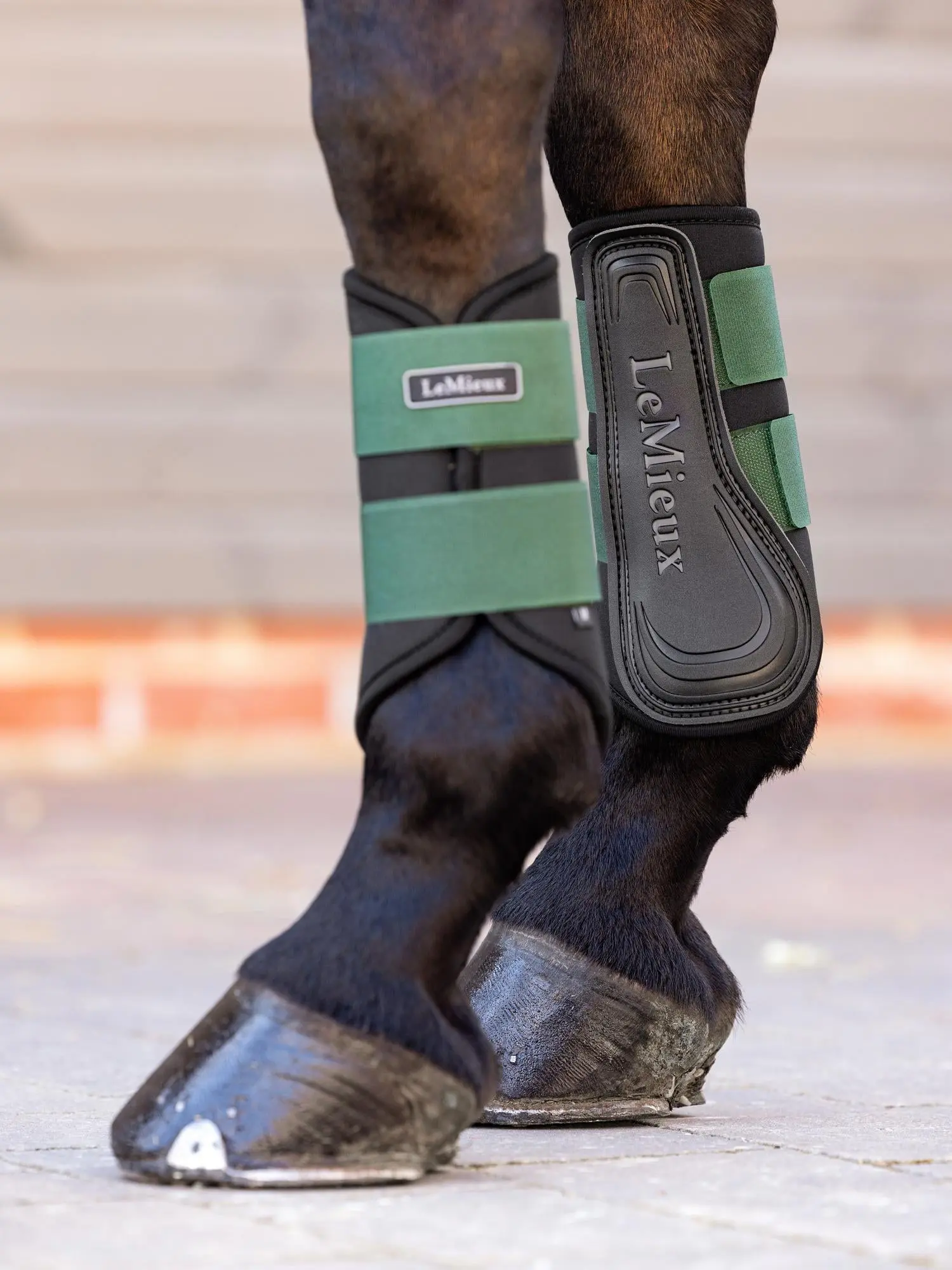 LeMieux Grafter Brushing Boot Hunter Green